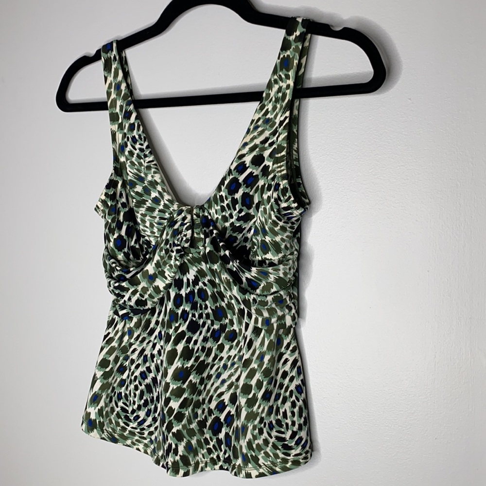 Jantzen Swimsuit Top Safari Women’s Size Small-ish - Picture 2 of 9